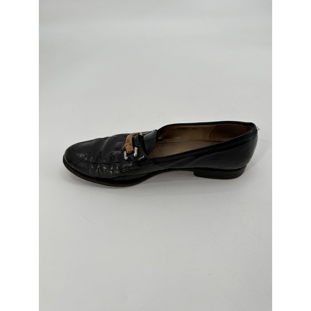 GUCCI Loafers‎ Leather Shoes Pumps Women's Size 38 C Black - Picture 9 of 14